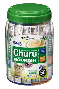 Churu Cat vet nourish purée tuna&chicken variety 50x14g