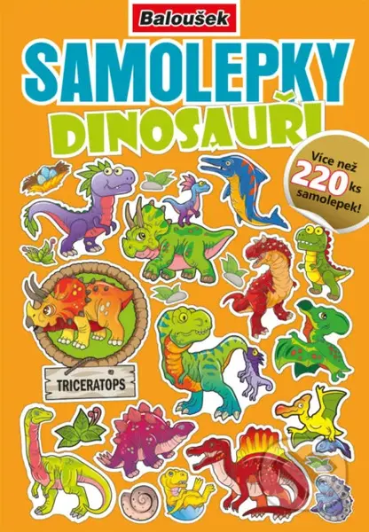 Samolepkový sešit: Dinosauři