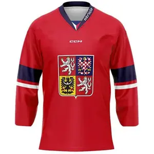 Střída FAN ČR EHT Hokejový dres, červená, velikost