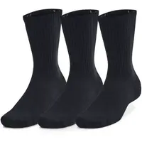 Under Armour TC 3PK CREW Unisex ponožky, černá, velikost L