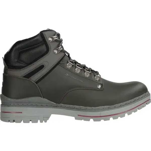 ALPINE PRO ALDRAN Pánská zateplená obuv, černá, velikost