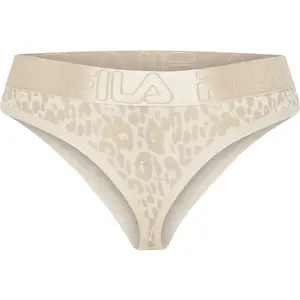 Fila WOMAN STRING Dámské tanga, béžová, velikost