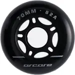 Arcore INLINE WHEELS 4PACK 70-82A Inline kolečka, černá, velikost