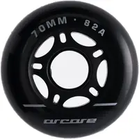Arcore INLINE WHEELS 4PACK 70-82A Inline kolečka, černá, velikost