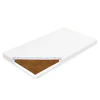 NEW BABY BASIC KOKOS-MOLITAN 120 x 60 x 5 CM Dětská matrace, bílá, velikost