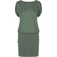 LOAP ASSIM Dámské šaty, khaki, velikost