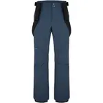LOAP LUPOUN Pánské lyžařské softshellové kalhoty, tmavě modrá, velikost