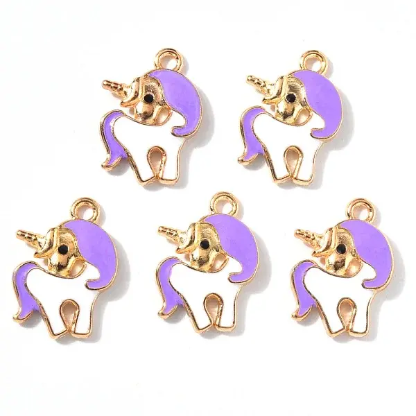 Alloy Enamel Pendants