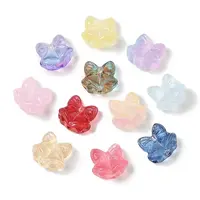 Transparent Spray Paint Glass Beads