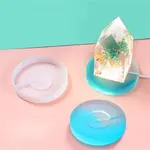Flat Round LED Art Light Display Base DIY Silicone Molds
