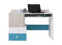Studentský psací stůl saturn - bílá/modrá