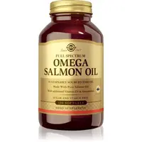 Solgar Full Spectrum Omega Salmon Oil kapsle pro správné fungování organismu a normální stav zubů 120 cps