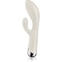 Satisfyer Spinning Rabbit 1 Rotating Shaft vibrátor se stimulátorem klitorisu rotační Beige 20 cm