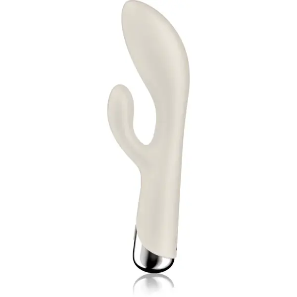 Satisfyer Spinning Rabbit 1 Rotating Shaft vibrátor se stimulátorem klitorisu rotační Beige 20 cm