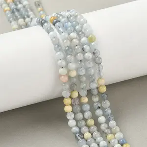 Natural Aquamarine Beads Strands