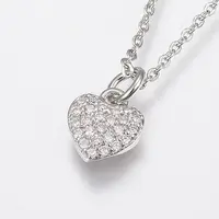 Brass Cubic Zirconia Pendant Necklaces