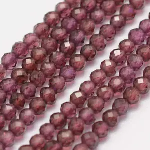 Natural Garnet Beads Strands