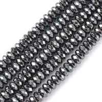 Non-Magnetic Synthetic Hematite Beads Strands