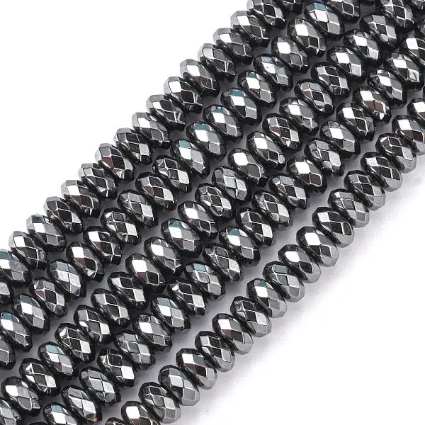 Non-Magnetic Synthetic Hematite Beads Strands