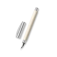 Plnicí pero Faber-Castell Ambition Precious Resin Cinematic White - hrot M