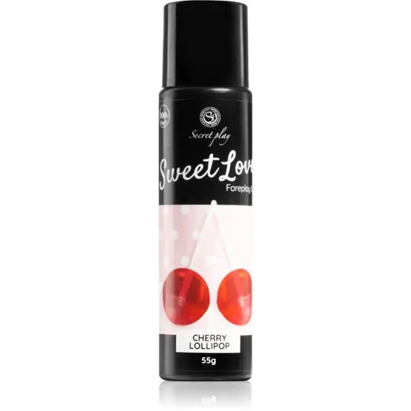 Secret play Sweet Love lubrikační gel s příchutí Cherry Lollipop 55 g