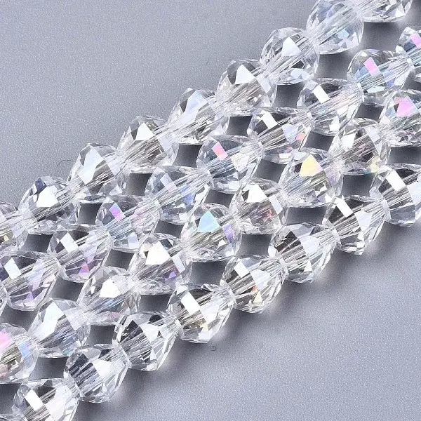 Electroplate Glass Beads Strands