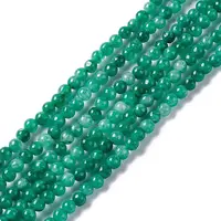 Natural White Jade Beads Strands