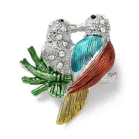 Woodpecker Platinum Zinc Alloy Enamel Pin