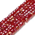 Electroplate Glass Beads Strands