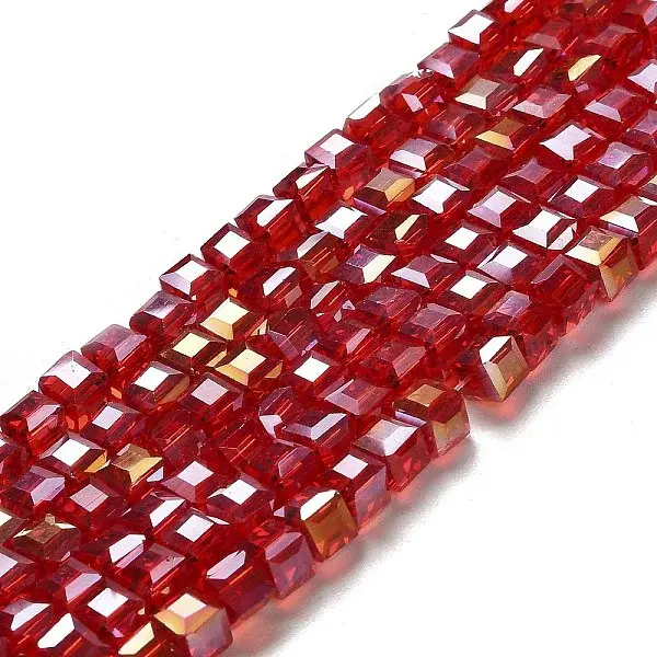 Electroplate Glass Beads Strands