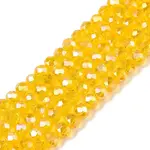 Electroplate Glass Beads Strands