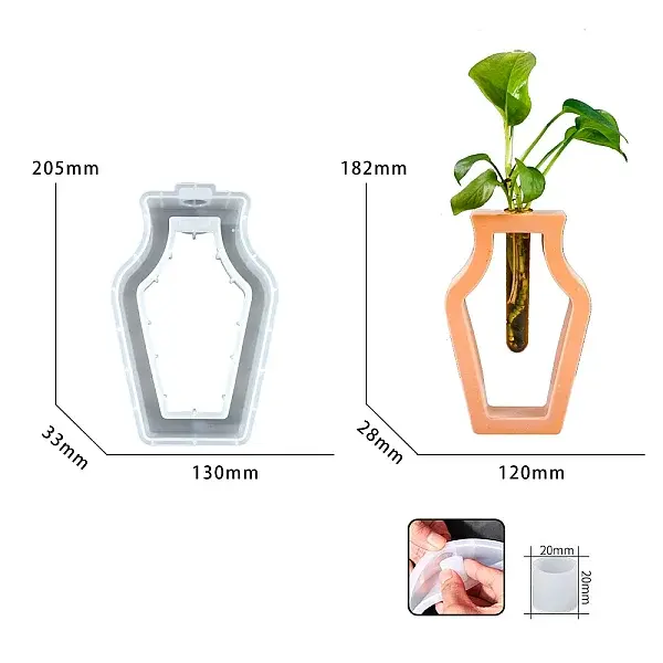 DIY Silicone Vase Molds