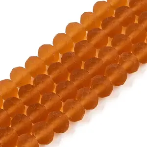 Transparent Glass Beads Strands