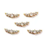 Brass Micro Pave Cubic Zirconia Pendants