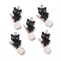Halloween Opaque Resin Pendants