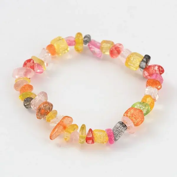 Natural Mixed Stone Beaded Stretch Kids Bracelets