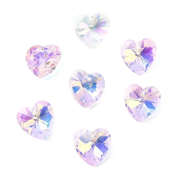 Faceted Glass Charms