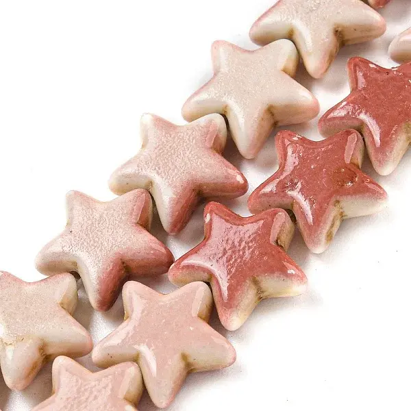 Baking Paint Synthetic Turquoise Beads Strands