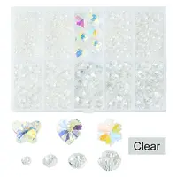 DIY Glass Beads & Charms Jewelry Making Finding Kit