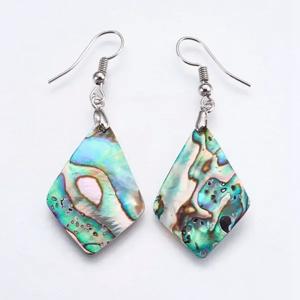 Abalone Shell/Paua Shell Dangle Earrings