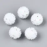 Handmade Polymer Clay Rhinestone with Resin Daisy Flower