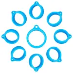 60Pcs Silicone Pendant