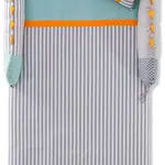 Ložní set 100x200cm tweety - šedá/mix barev