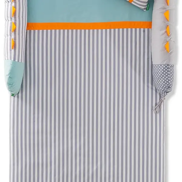 Ložní set 100x200cm tweety - šedá/mix barev