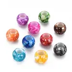 Baking Paint Opaque European Acrylic Beads