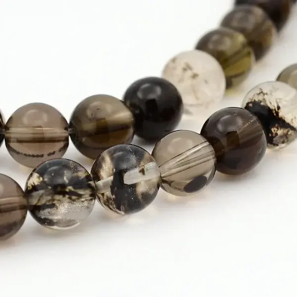 Round Glass Beads Strands