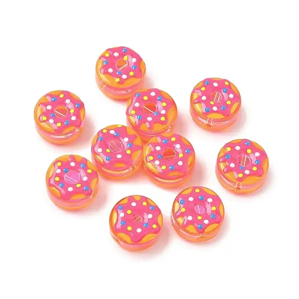 Transparent Glass Enamel Beads