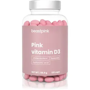 BeastPink Pink Vitamin D3 podpora normálního stavu kostí a zubů 126 g