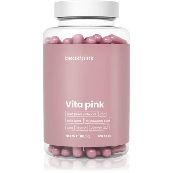 BeastPink Vita Pink kapsle s multivitamínovým komplexem pro ženy 88.1 g