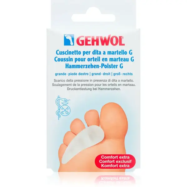 Gehwol Polštář pro kladívkové prsty polštářek pro kladívkové prsty Right 1 ks